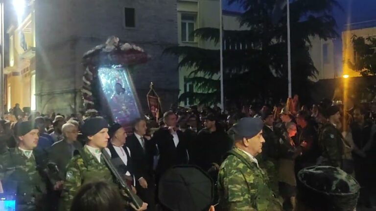 Κοζάνη: Λιτανεία της εικόνας Παναγίας της Ζιδανιώτισσας