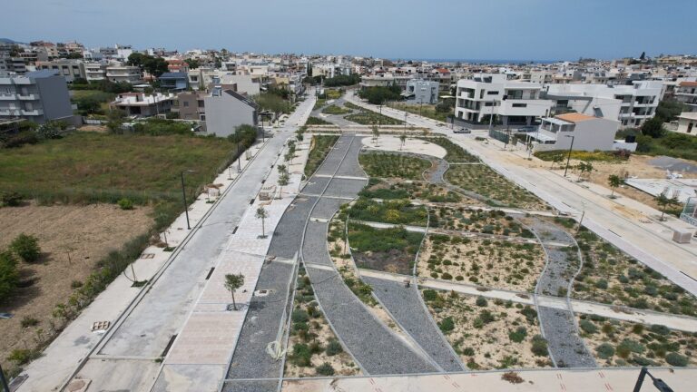 Ηράκλειο: Στα …μισά του δρόμου βρίσκεται η κατασκευή του Πάρκου Ερυθραίας
