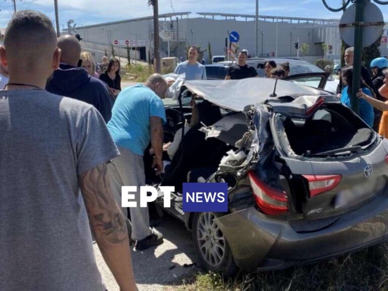 Πάτρα: Σύγκρουση τρένου με ΙΧ- Τραυματίστηκε η οδηγός του αυτοκινήτου