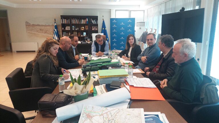 Σύσκεψη εργασίας για τα έργα του σχεδίου <strong>Βιώσιμης Αστικής Ανάπτυξης</strong> που αφορούν στο Δήμο Καρδίτσας