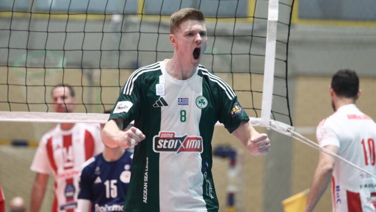 Τελικοί Volley League: «Πράσινο» προβάδισμα τίτλου, 3-1 τον Ολυμπιακό