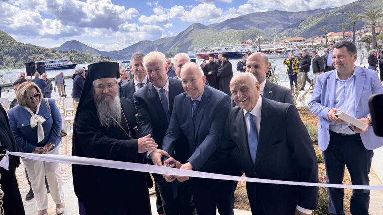 Εγκαινιάστηκε από τον Υφυπουργό Ναυτιλίας Σ. Γκίκα το Καταφύγιο Τουριστικών Σκαφών στο Νυδρί της Λευκάδας