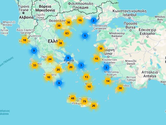 Γαλάζια Σημαία 2025: Δεύτερη παγκοσμίως η Ελλάδα με 657 βραβευμένα σημεία – Πρωταθλητές ο νομός Χαλκιδικής και η Περιφέρεια Κρήτης
