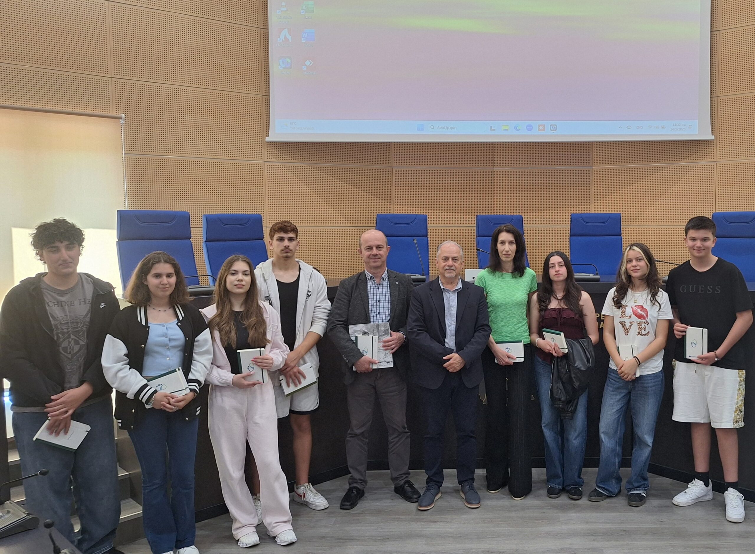 Πρόγραμμα e twinning παρουσίασε στην Περιφέρεια Θεσσαλίας το 12ο Γενικό Λύκειο Λάρισας