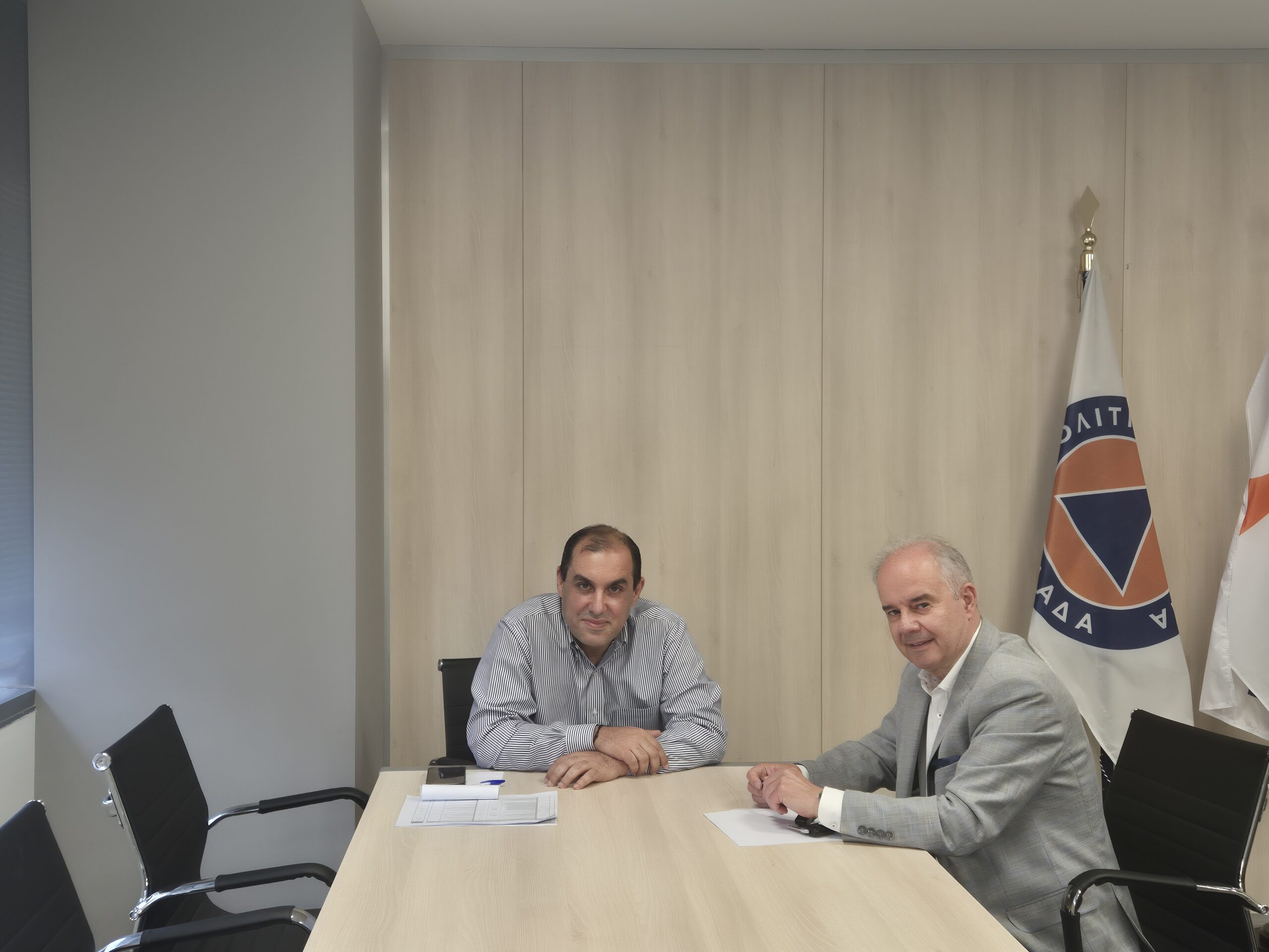 Συνάντηση Γ. Μανώλη με τον Υφ. Πολιτικής Προστασίας για τις επιπτώσεις των πρόσφατων θεομηνιών στον Δ. Τεμπών