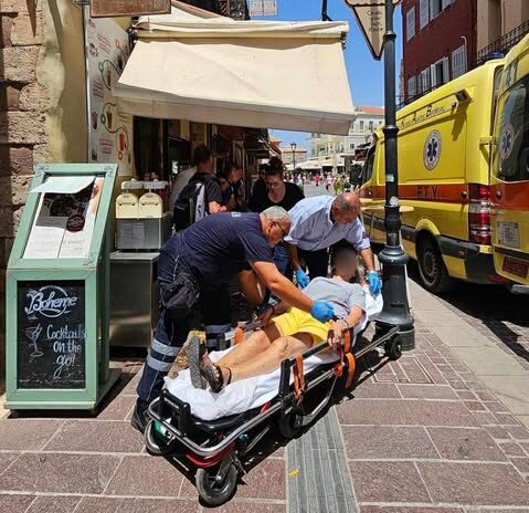 Χανιά: Στο νοσοκομείο τουρίστρια μετά από πτώση γλάστρας – Προβλήματα από τους ισχυρούς νοτιάδες