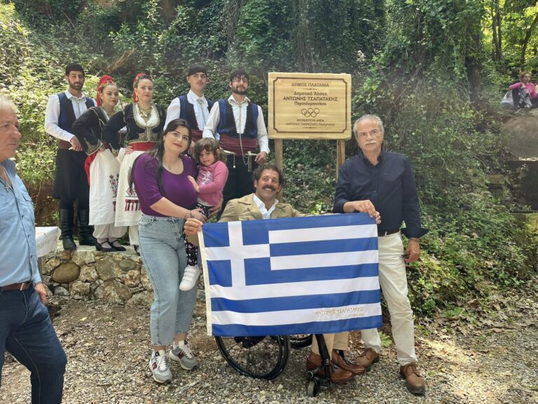 Χανιά: Τίμησε τον Χανιώτη παραολυμπιονίκη Αντώνη Τσαπατάκη ο Δήμος Πλατανιά