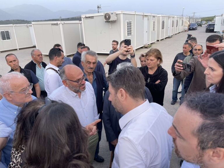 Ν. Ανδρουλάκης από Ηράκλειο: Η πραγματικότητα στο Αλκαλοχώρι αποδεικνύει την απόλυτη ανικανότητα του επιτελικού κράτους