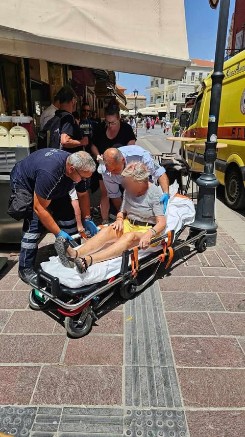 Χανιά: Στο νοσοκομείο τουρίστρια μετά από πτώση γλάστρας – Προβλήματα από τους ισχυρούς νοτιάδες