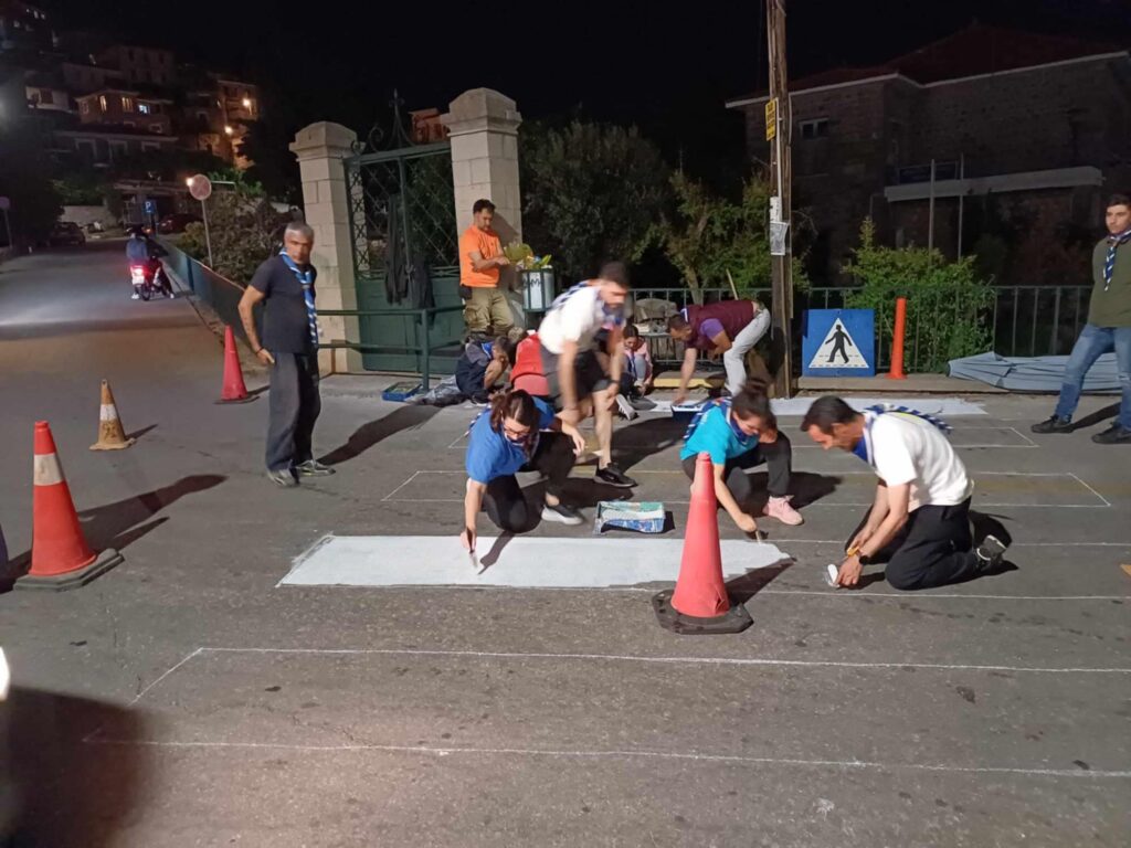 Λέσβος: Τρισδιάστατες διαβάσεις πεζών από τους Προσκόπους του Μολύβου