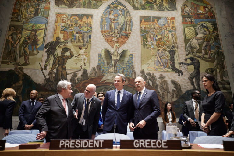 Συνεδρίαση ΣΑ για τη θαλάσσια ασφάλεια: Θεματοφύλακας της ελεύθερης ναυσιπλοΐας η Ελλάδα το μήνυμα Μητσοτάκη
