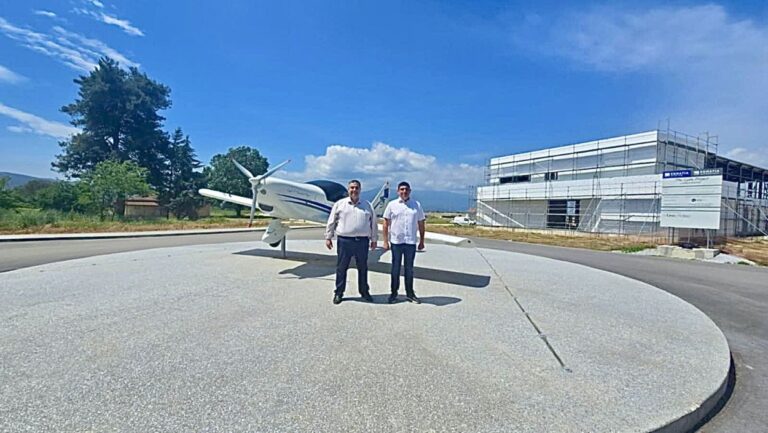 Καβάλα: Επίσκεψη στην Egnatia Aviation του  Αντιπεριφερειάρχη Ανάπτυξης