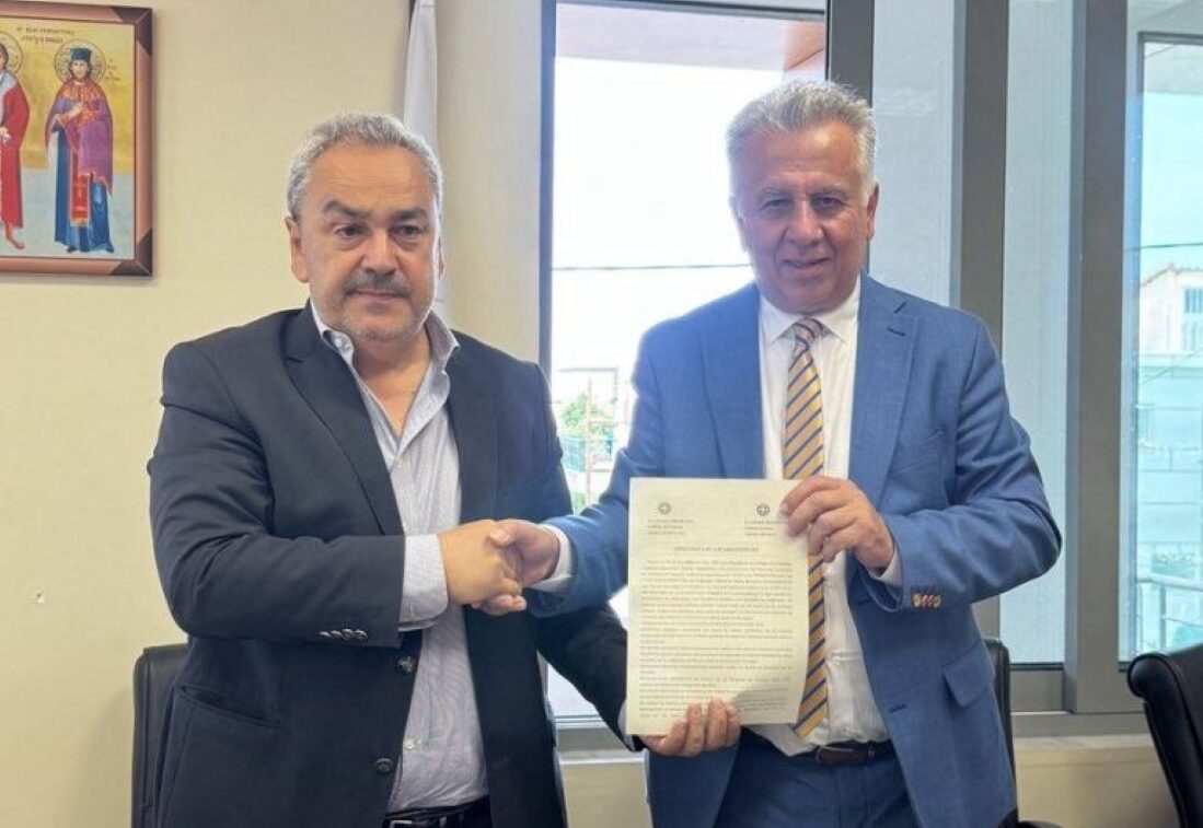Ο Γιώργος Σισίνης έφερε κοντά τους δήμους Ερμιονίδας και Πηνειού Ηλείας