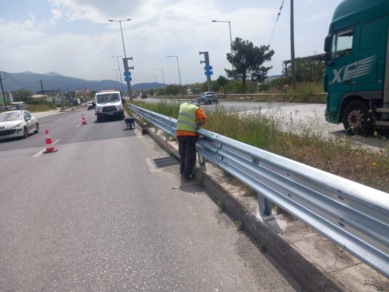 Συνεχίζονται οι παρεμβάσεις οδικής ασφάλειας στον άξονα Βόλου – Λάρισας από την Περιφέρεια Θεσσαλίας