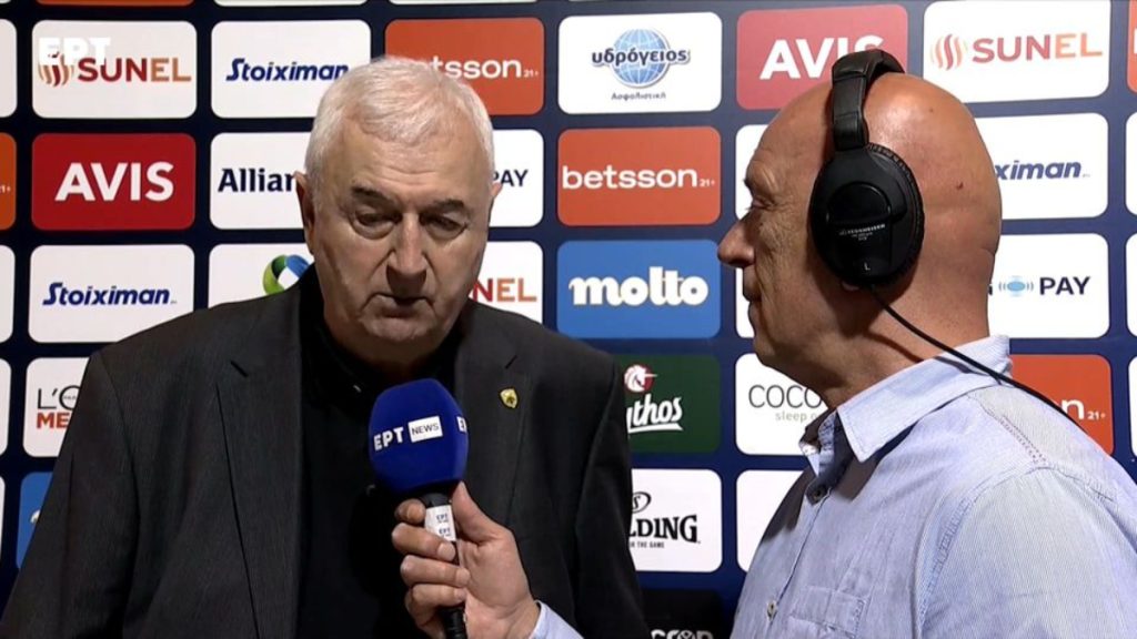 Σάκοτα στην ΕΡΤ: «Θα χαρώ να εμφανιστεί ένας νέος προπονητής στην ομάδα μας για να συνεχίσει την ιδέα μας» (video)