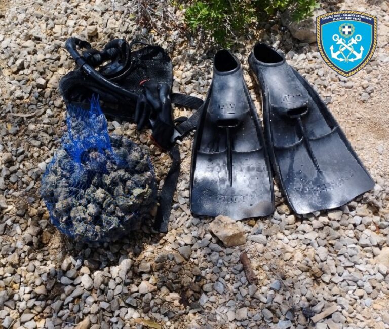 Αλιευτικός έλεγχος στη λίμνη Ηραίου Βουλιαγμένης Κορινθίας