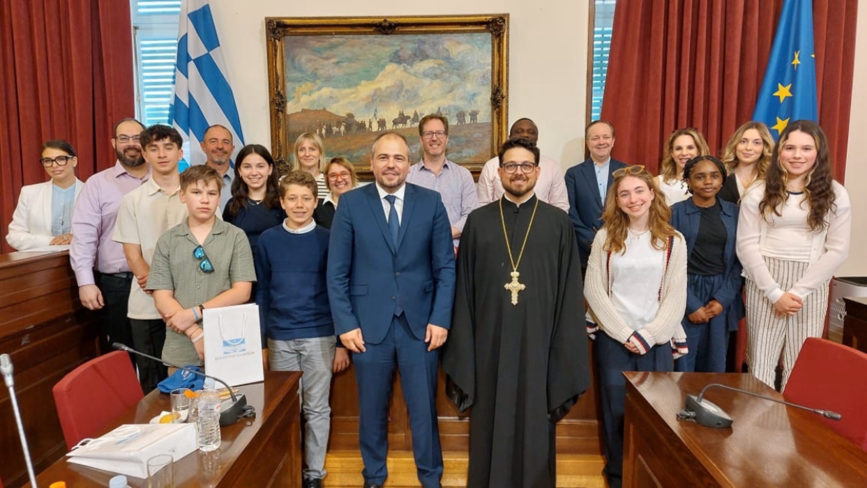Επίσκεψη μαθητών από το Μπρούκλιν στη Βουλή