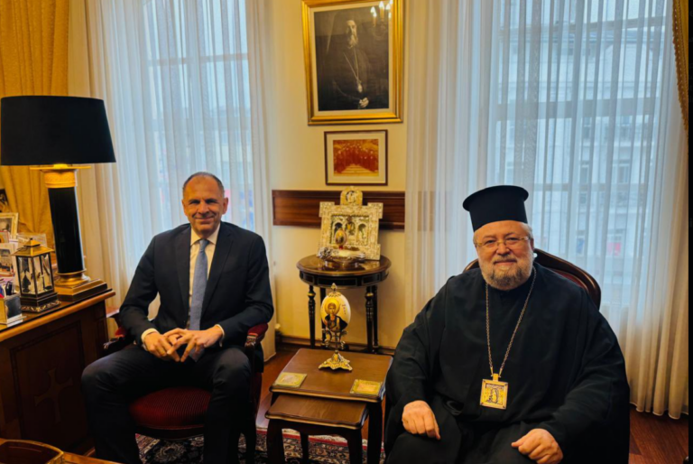 Συνάντηση Γ. Γεραπετρίτη με τον Μητροπολίτη Γέροντα Πριγκηποννήσων στην Κωνσταντινούπολη