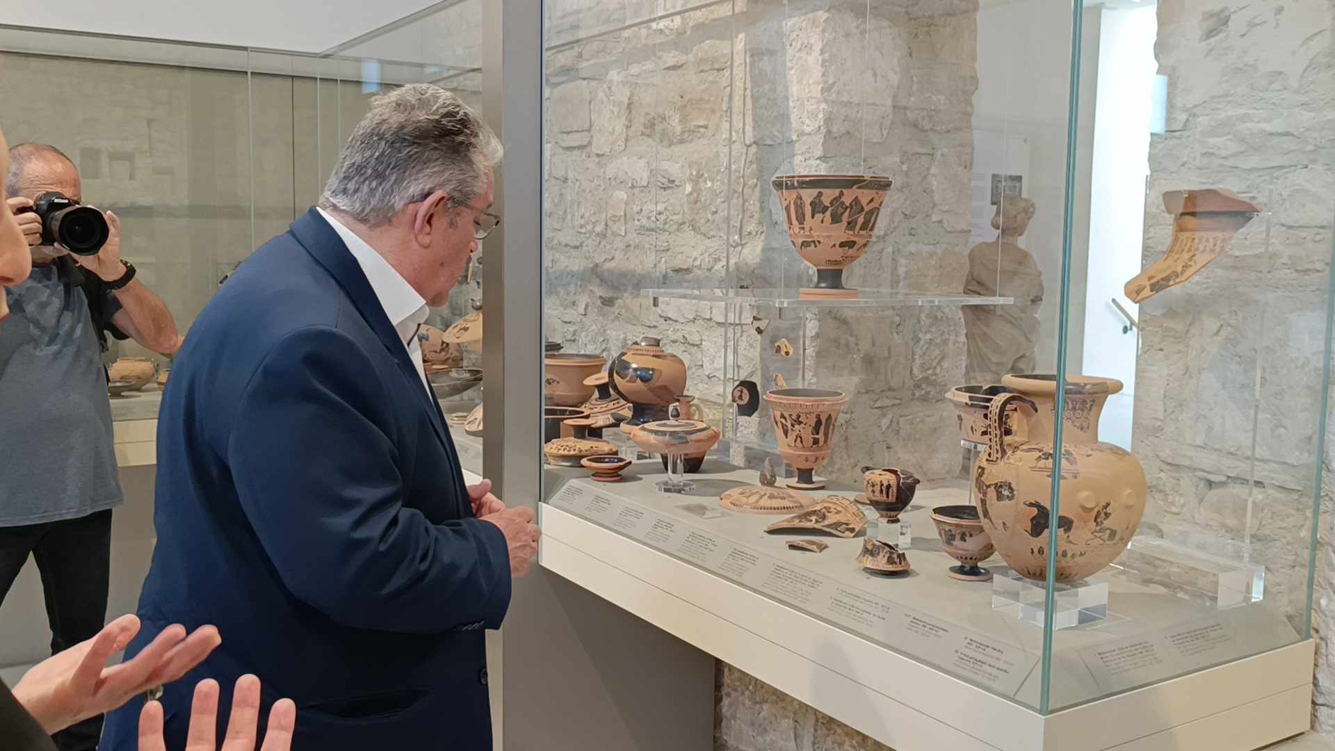 Σάμος: Το μουσείο του Πυθαγορείου επισκέφθηκε ο Δ. Κουτσούμπας