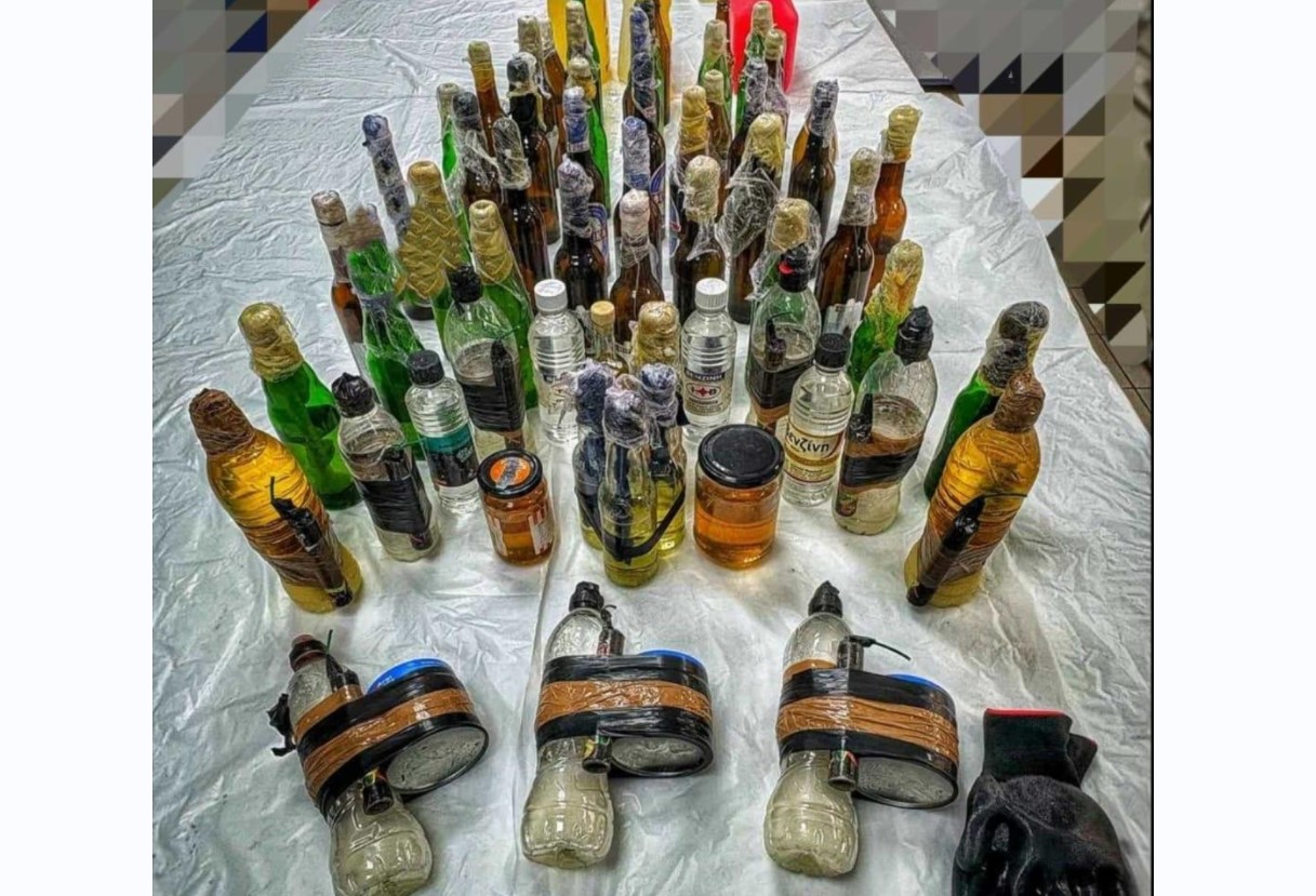 Εντοπίστηκαν βόμβες μολότοφ μέσα στο Αριστοτέλειο Πανεπιστήμιο Θεσσαλονίκης (εικόνες)