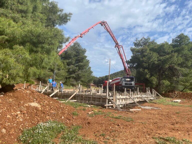 Άρχισε η κατασκευή του Πυροσβεστικού Κλιμακίου Σολυγείας Κορινθίας