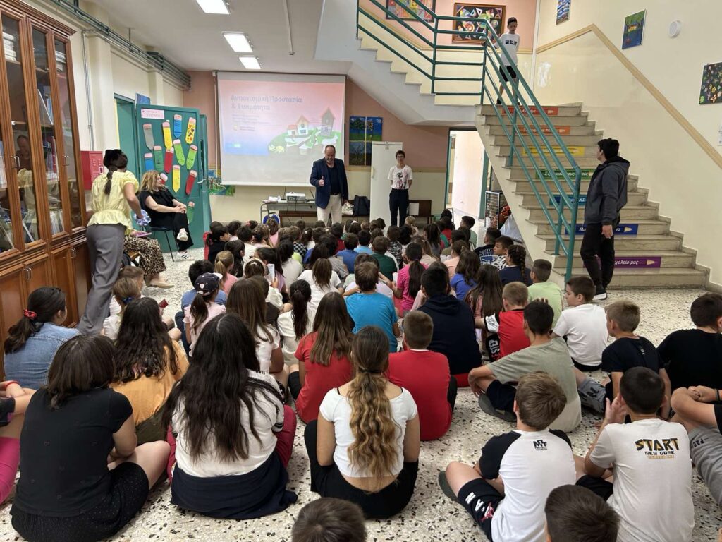 Ενημέρωση μαθητών των Φαρσάλων για την προστασία απο σεισμούς