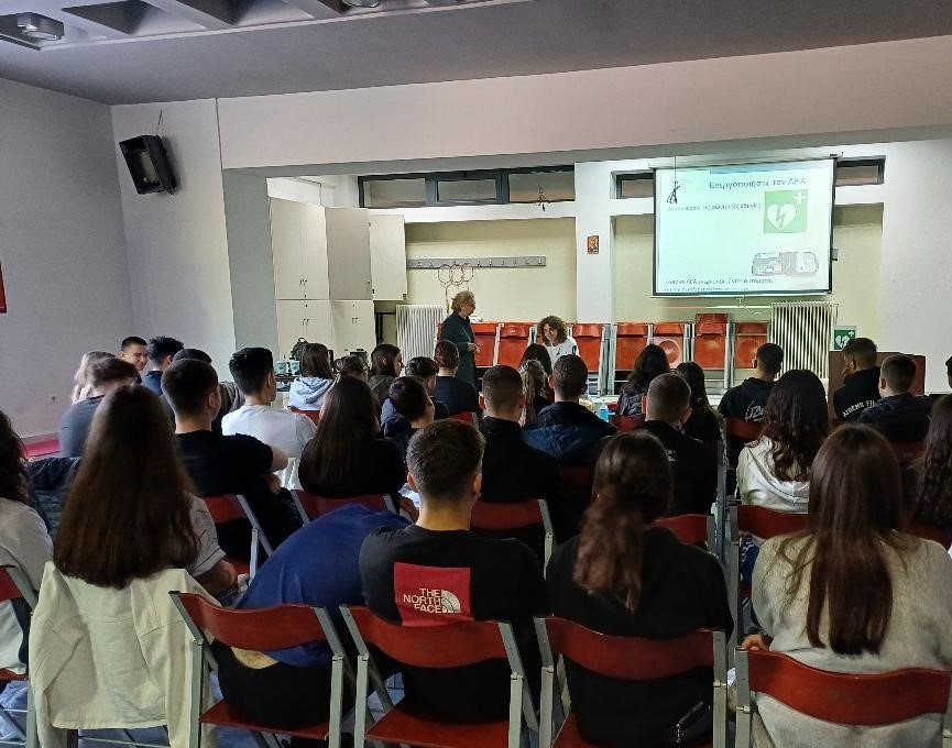 Βιωματικό σεμινάριο “ΚΑΡΠΑ” στο 8ο ΓΕΛ Τρικάλων