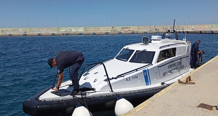 Υπερσύγχρονο περιπολικό σκάφος με υγειονομικό εξοπλισμό στον Άγιο Ευστράτιο