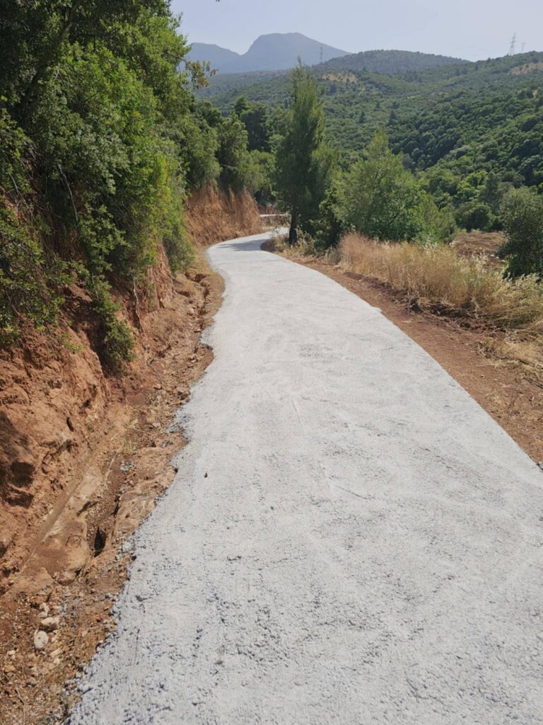 Αποκατάσταση δρόμου στον Κοκκορά Γορτυνίας
