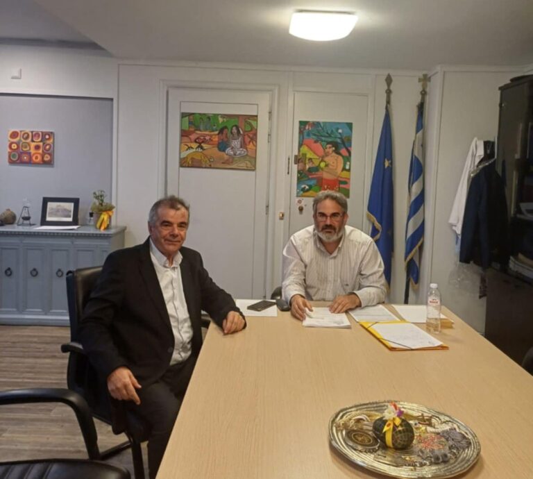 Το Προεδρικό Διάταγμα για τους οικισμούς στο επίκεντρο της συνάντησης του Δημάρχου Αγ. Βασιλείου με τον Γ.Γ. Χωρικού Σχεδιασμού