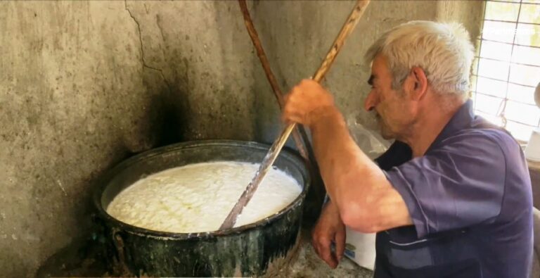 Η παραδοσιακή τυροκομία στο οροπέδιο Καθαρού στην Κρήτη