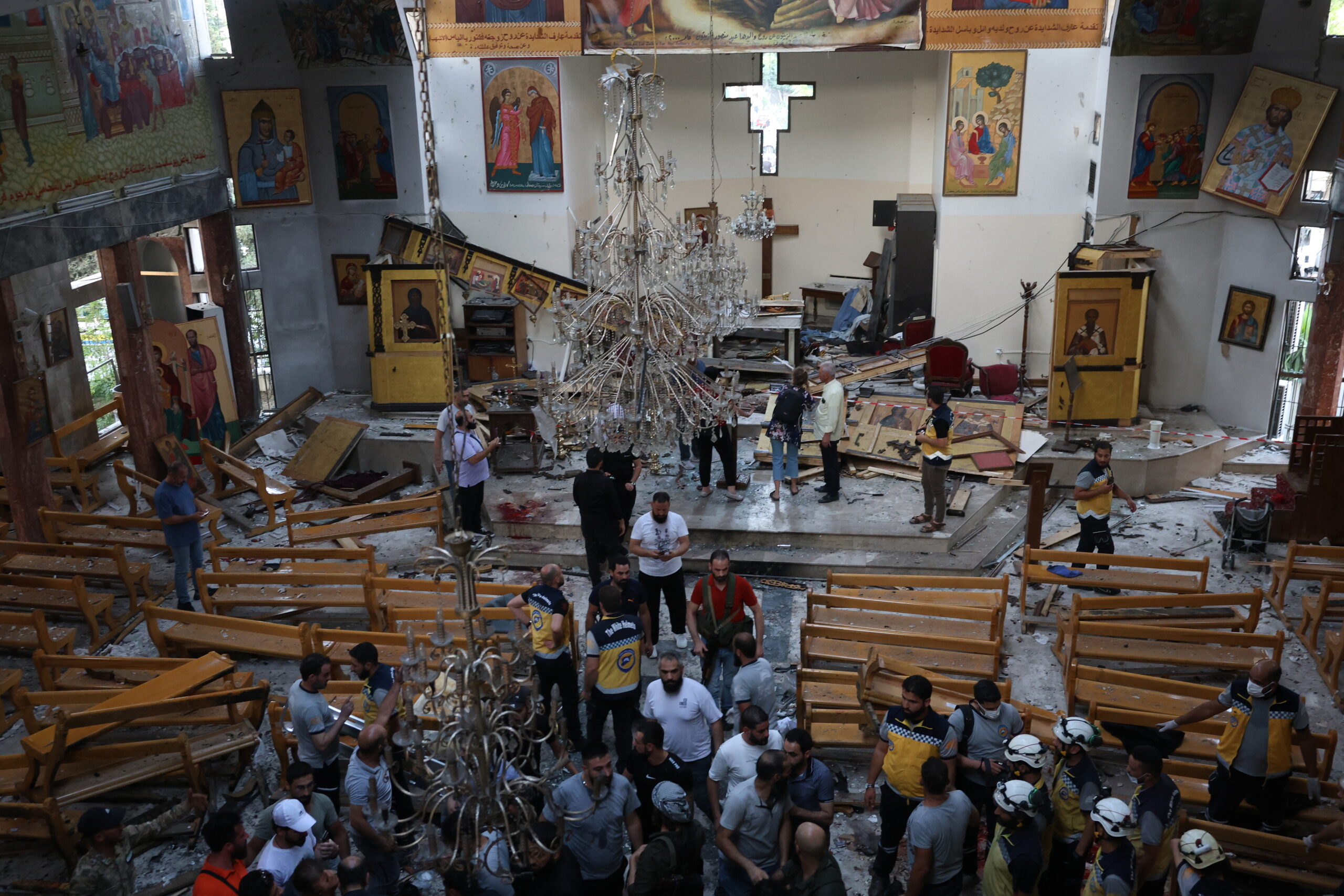 Several killed in suicide bombing at Damascus church Ευρωβουλευτές της ΝΔ: Ζήτησαν άμεση αντίδραση της ΕΕ για την τρομοκρατική επίθεση στην Ελληνορθόδοξη Εκκλησία στη Δαμασκό