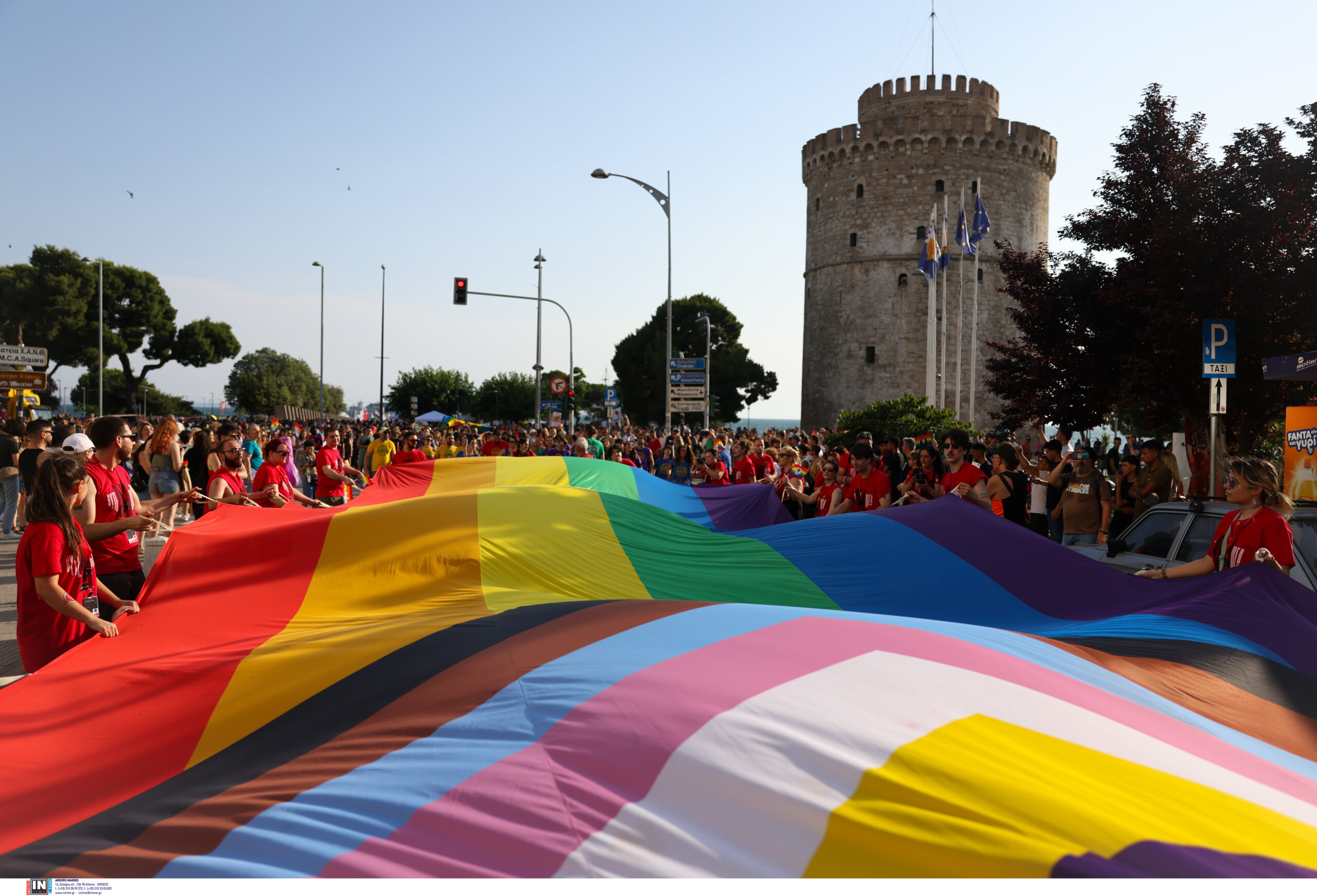 13ο Thessaloniki Pride-Πολύχρωμη πορεία στους δρόμους της πόλης- Επτά προσαγωγές