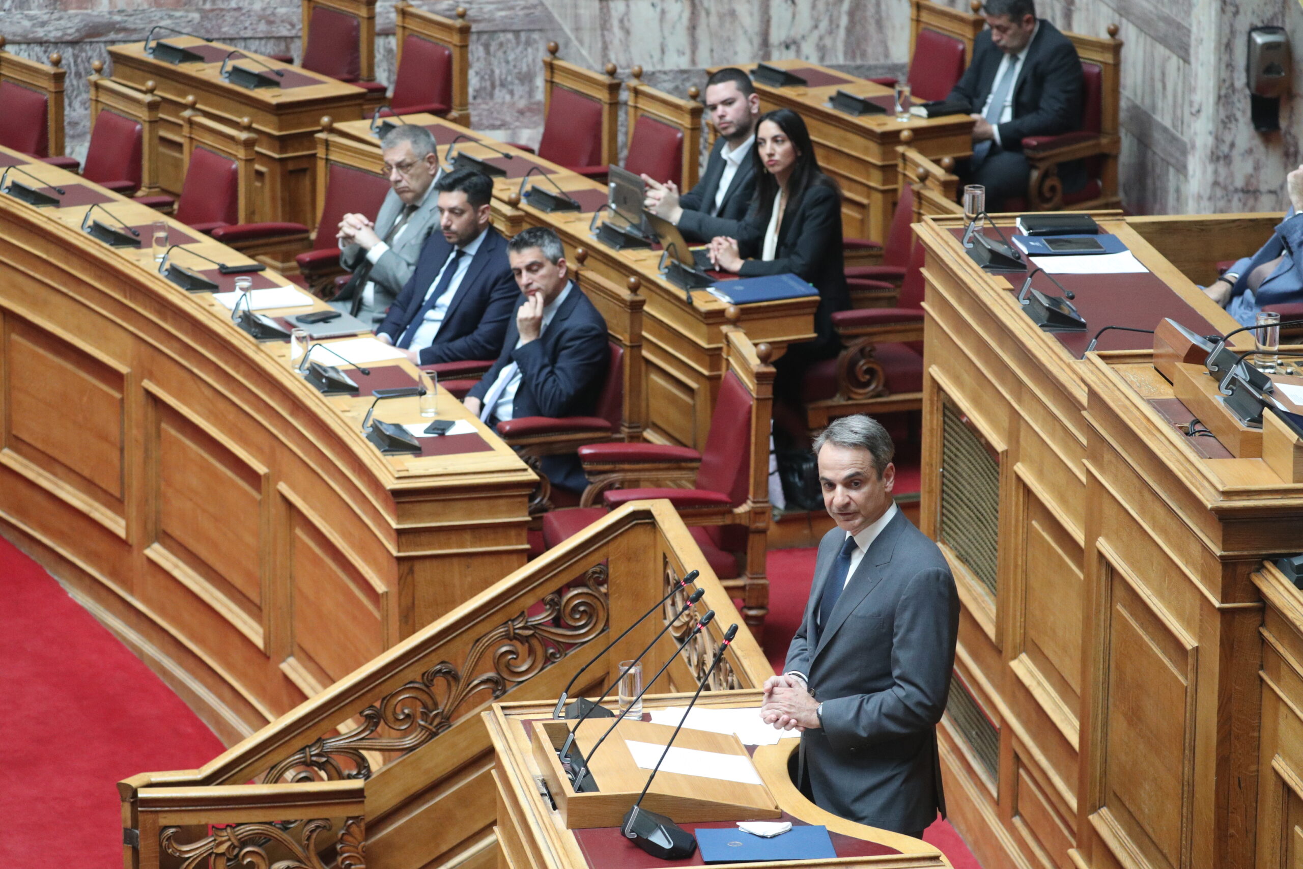 [378462] ΣΥΖΗΤΗΣΗ ΣΤΗΝ ΟΛΟΜΕΛΕΙΑ ΤΗΣ ΒΟΥΛΗΣ ΝΟΜΟΣΧΕΔΙΟΥ ΤΟΥ ΥΠΟΥΡΓΕΙΟΥ ΥΠΟΔΟΜΩΝ ΚΑΙ ΜΕΤΑΦΟΡΩΝ  (ΣΩΤΗΡΗΣ ΔΗΜΗΤΡΟΠΟΥΛΟΣ/EUROKINISSI)