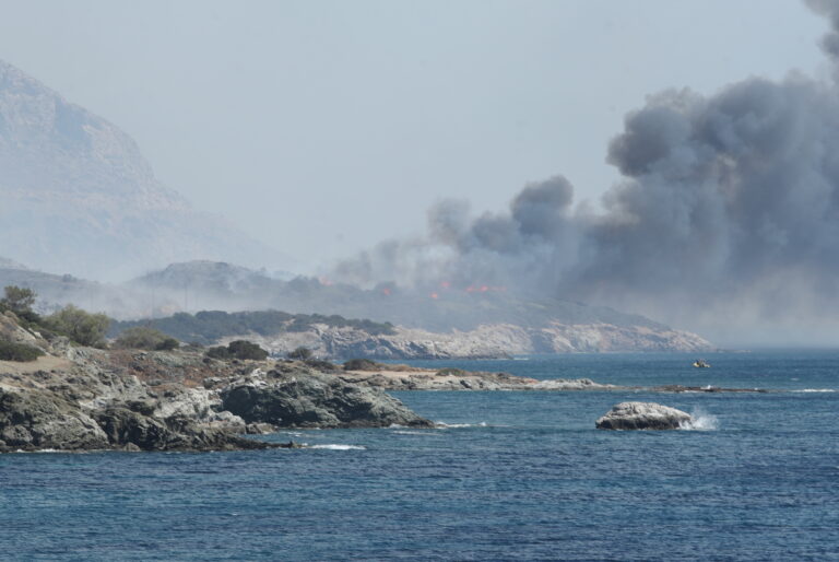 Φωτιά τώρα στην Παλαιά Φώκαια – Δήμαρχος Λαυρεωτικής: Δύσκολη η κατάσταση – Πάει να ξεφύγει