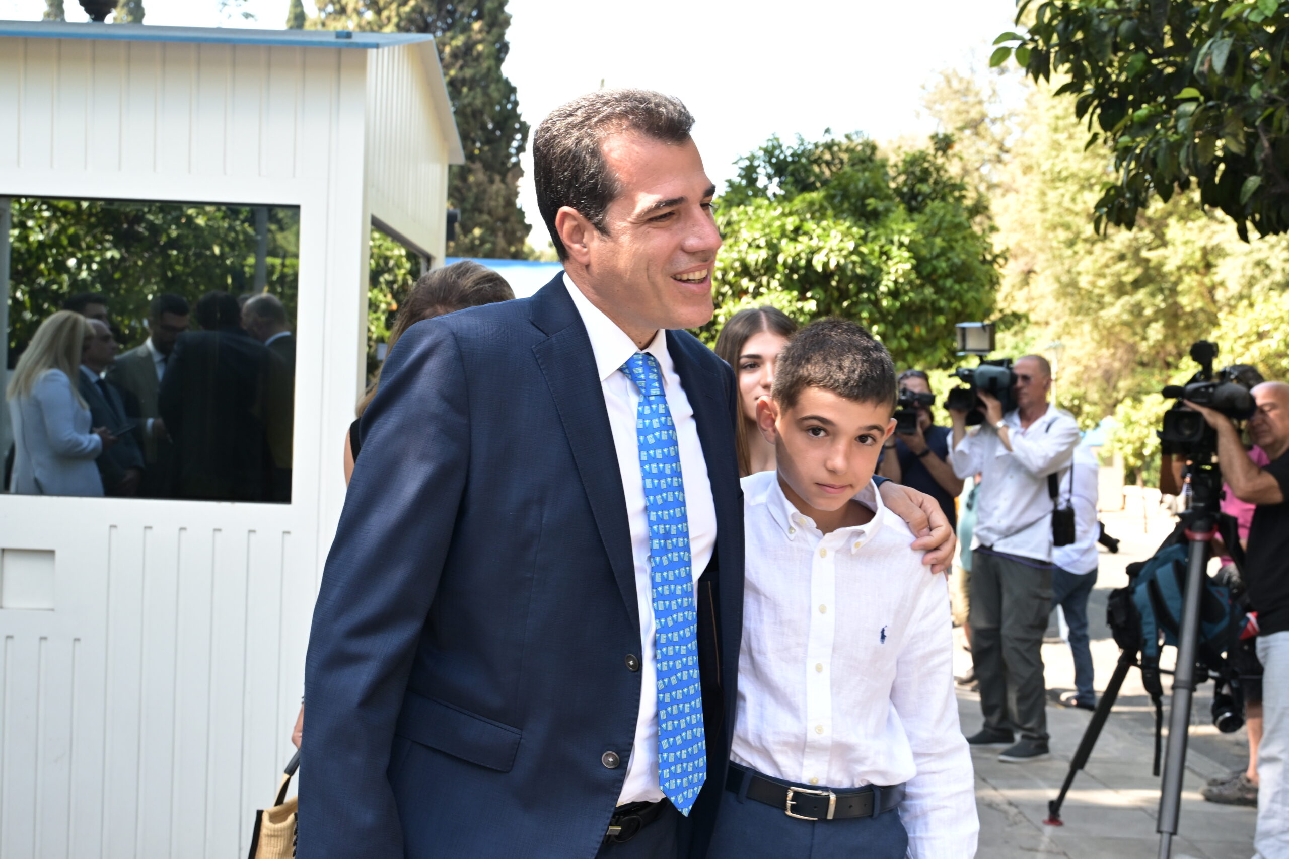 [378883] ΟΡΚΩΜΟΣΙΑ ΤΩΝ ΝΕΩΝ ΜΕΛΩΝ ΤΗΣ ΚΥΒΕΡΝΗΣΗΣ / ΕΙΣΟΔΟΙ - ΕΞΟΔΟΙ ΣΤΟ ΠΡΟΕΔΡΙΚΟ ΜΕΓΑΡΟ (ΤΑΤΙΑΝΑ ΜΠΟΛΑΡΗ/EUROKINISSI)