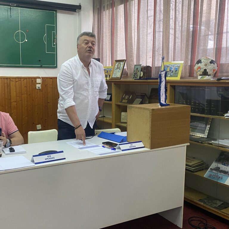 Συνεχίζει στην Ένωση Ποδοσφαιρικών Σωματείων Αρκαδίας ο Σταύρος Γεωργόπουλος