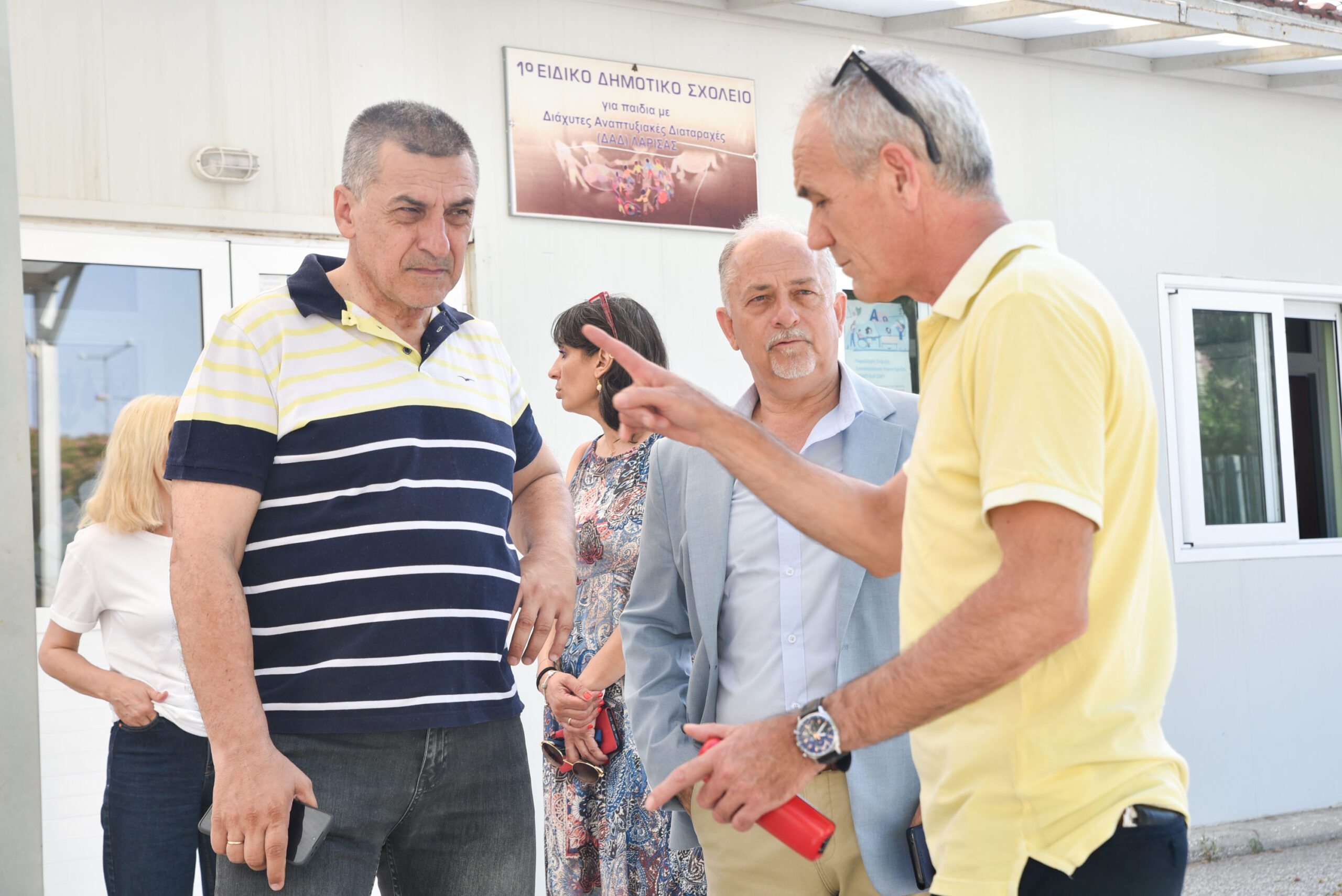Επίσκεψη Δ. Κουρέτα στο 1ο Ειδικό Δημοτικό Σχολείο Λάρισας