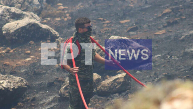 Βελτιωμένη η εικόνα της πυρκαγιάς στο Ρούτσι Αρκαδίας