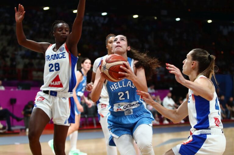 Eυρωμπάσκετ Γυναικών: Βαριά ήττα με 92-56 για την εθνική ομάδα από την ανώτερη Γαλλία