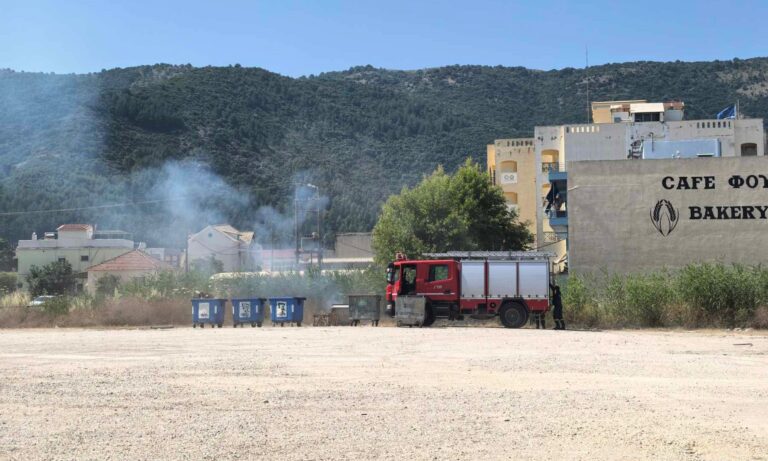 Ηγουμενίτσα: Φωτιά σε οικόπεδο με ξερά χόρτα – Άμεσα επενέβη η Πυροσβεστική
