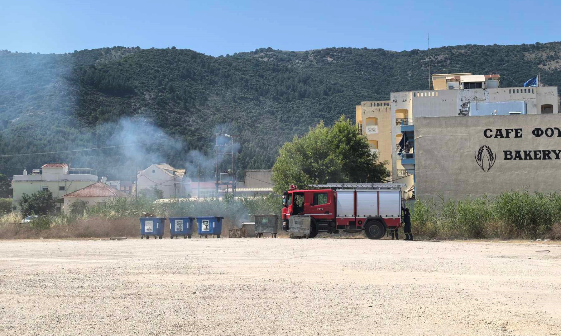 Ηγουμενίτσα: Φωτιά σε οικόπεδο με ξερά χόρτα – Άμεσα επενέβη η Πυροσβεστική