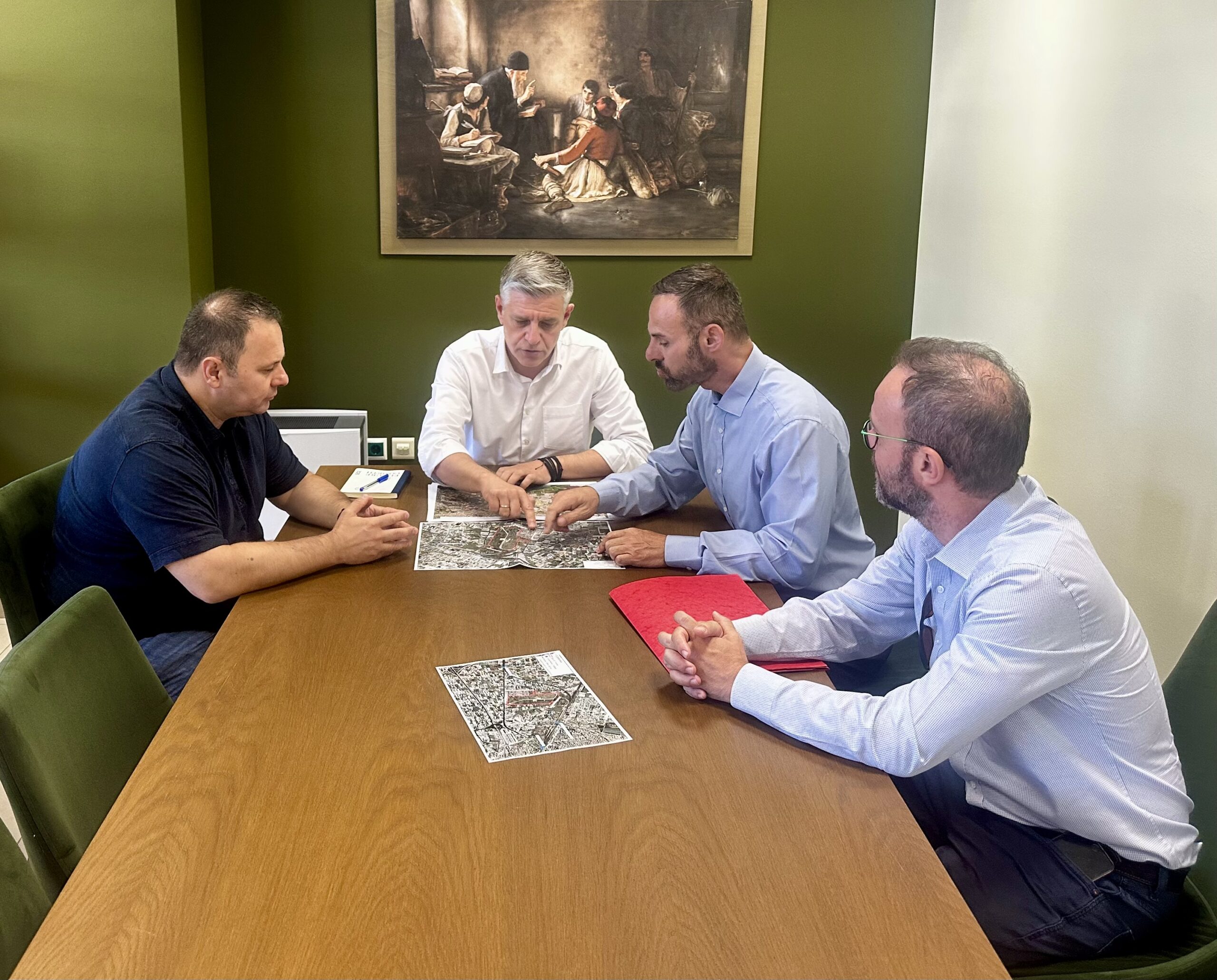 Το Κέντρο Logistics στο πρώην στρατόπεδο Γκόνου και η ανάπλαση της ΔΕΘ στο επίκεντρο της συνάντησης του Αντιπεριφερειάρχη Θεσσαλονίκης με στελέχη του Υπερταμείου