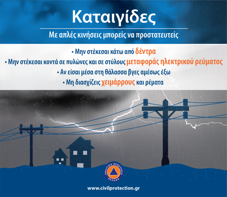 Ε.Μ.Υ.: Ισχυρές καταιγίδες απόψε σε Ανατολική Μακεδονία και Θράκη