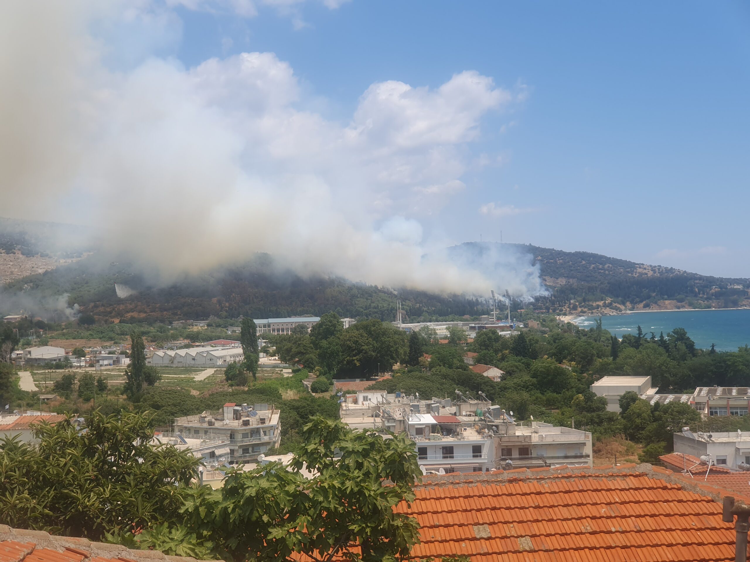 Φωτιά τώρα στην Καβάλα: Ήχησε το «112» – Επιχειρούν δυνάμεις της Πυροσβεστικής