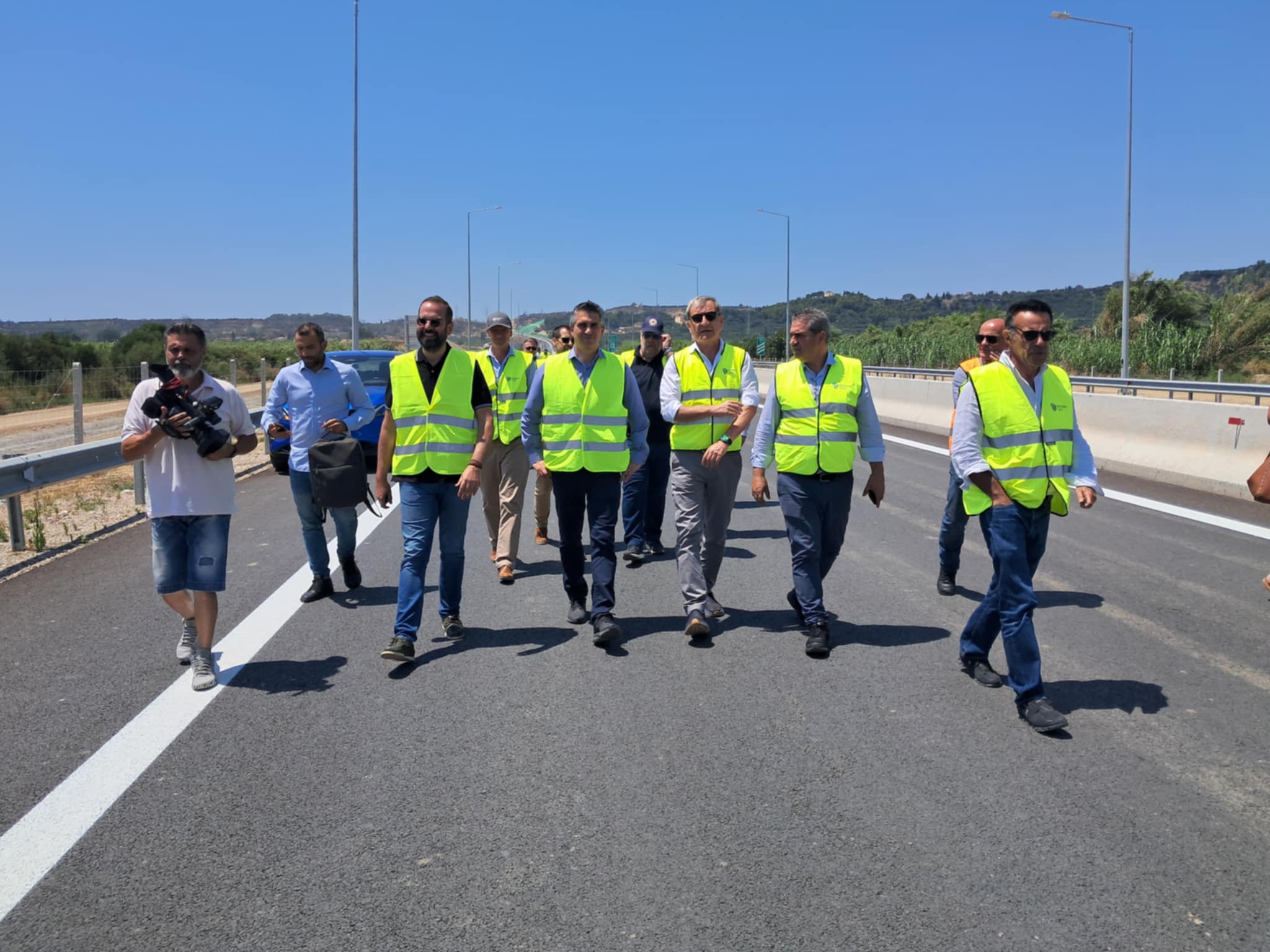Αυτοψία στην Πατρών-Πύργου από τον Υπουργό Υποδομών, Χρ. Δήμα