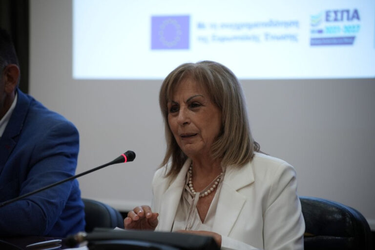 Τις δύο νέες δράσεις ενίσχυσης της επιχειρηματικότητας μέσω ΕΣΠΑ παρουσίασε η Περιφερειάρχης Κεντρικής Μακεδονίας, Αθηνά Αηδονά