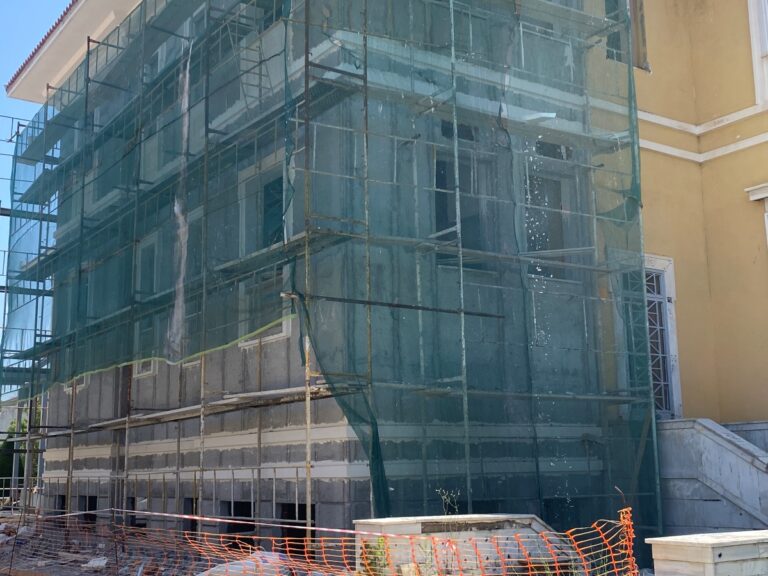 Σε εξέλιξη τα έργα ανακατασκευής στο Πνευματικό Κέντρο της Τρίπολης