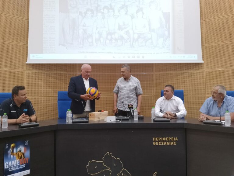 Στη Λάρισα για προετοιμασία οι εθνικές ομάδες ανδρών πόλο Ελλάδας και Ιταλίας
