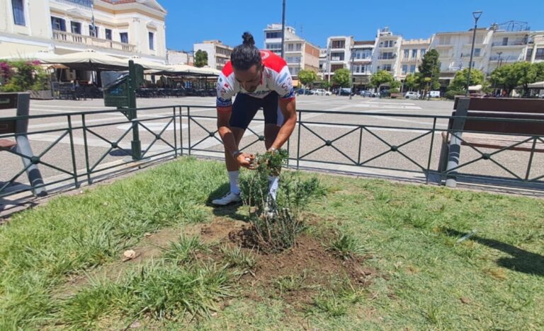 Από τον Τάραντα στην Σπάρτη: Η συμβολική φύτευση δέντρου από τον Αντριάνο Τέγκα